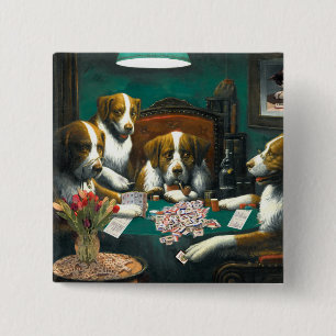 Macaron Carré 5 Cm L'heure-milliampère Jongg poursuit le Pin