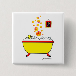 Macaron Carré 5 Cm L'heure-milliampère Jongg savonne et pointille le