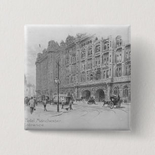Macaron Carré 5 Cm L'hôtel intérieur, Manchester, c.1910