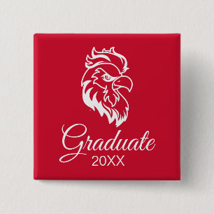 Macaron Carré 5 Cm Licence de l'Université d'État de Jacksonville