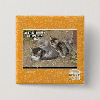 Macaron Carré 5 Cm Ligne de Conga de Caturday