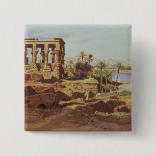 Macaron Carré 5 Cm L'île de Philae, 1866 (la semaine)