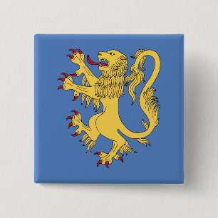 Macaron Carré 5 Cm Lion Rampant