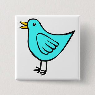 Macaron Carré 5 Cm Little Bird 02