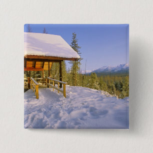 Macaron Carré 5 Cm location de la cabane USFS Schnauss en hiver surpl