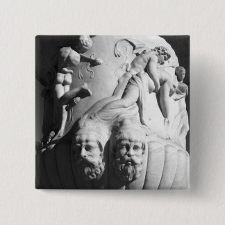 Macaron Carré 5 Cm L'offre boutonne le Pin classique graphique