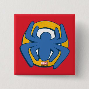 Macaron Carré 5 Cm Logo Spidey Spider