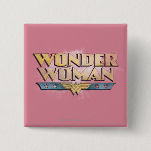 Macaron Carré 5 Cm Logo Wonder Woman Pencil