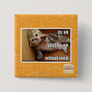 Macaron Carré 5 Cm L'ok d'Itz, vont juste sur le meh de wifout