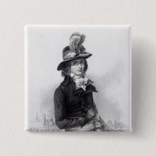 Macaron Carré 5 Cm Louis Antoine de Saint-Juste