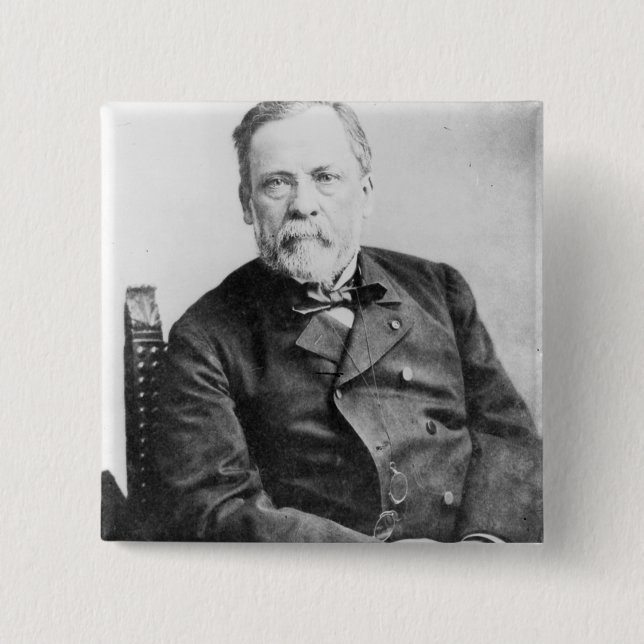 Macaron Carré 5 Cm Louis Pasteur (Devant)