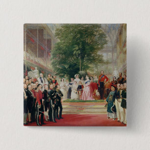 Macaron Carré 5 Cm L'ouverture de la grande exposition, 1851-52