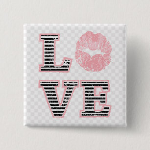 Macaron Carré 5 Cm Love Lips