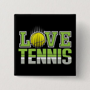 Macaron Carré 5 Cm Love Tennis  