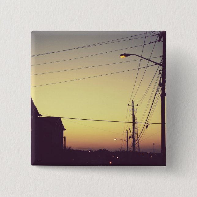 Macaron Carré 5 Cm Lumière (Devant)