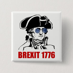 Macaron Carré 5 Cm Lunettes de soleil à drapeau George Washington Bre