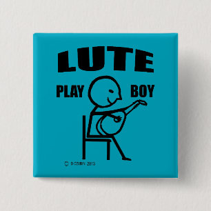 Macaron Carré 5 Cm Lute Play Boy
