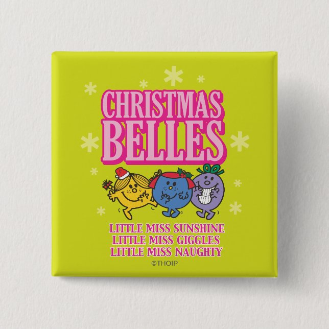 Macaron Carré 5 Cm M. Men Little Miss Christmas Belles (Devant)