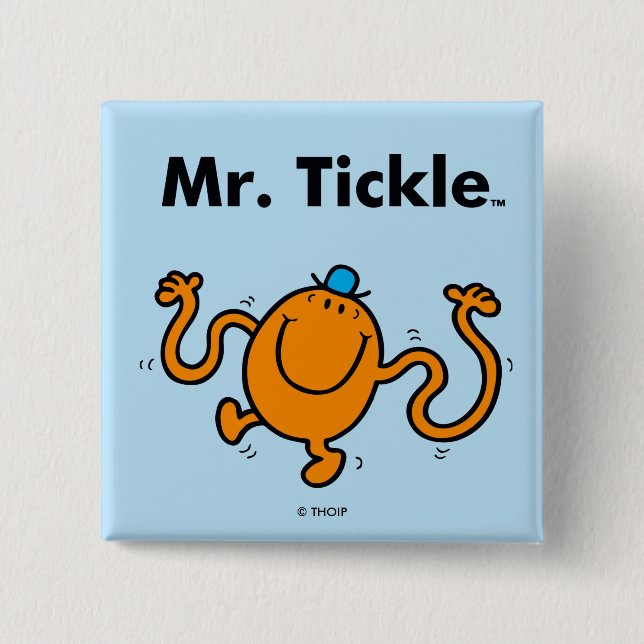 Macaron Carré 5 Cm M. Men | M. Tickle Tickle (Devant)