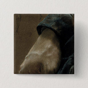 Macaron Carré 5 Cm Ma main droite dessinée avec ma main gauche, 1848