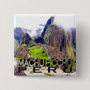 Macaron Carré 5 Cm Machu Picchu
