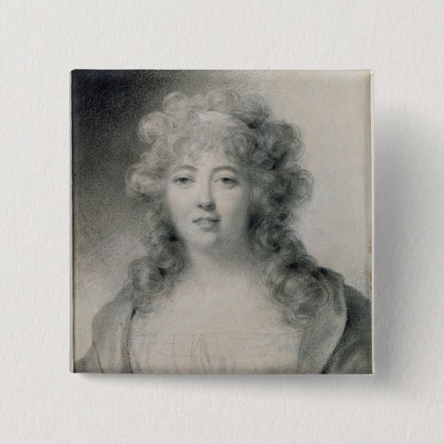 Macaron Carré 5 Cm Madame de Stael 1810 (Devant)