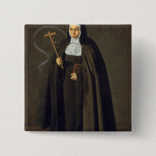 Macaron Carré 5 Cm Madre Maria Jeronima de la Fuente, 1620