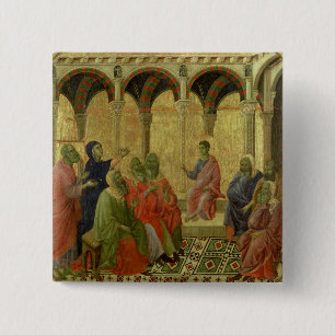 Macaron Carré 5 Cm Maesta : Le Christ parmi les médecins, 1308-11