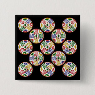 Macaron Carré 5 Cm Mah Jongg One Cercles