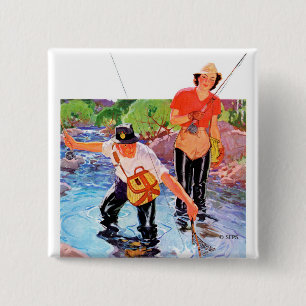 Macaron Carré 5 Cm Maillage d'un poisson par R.J. Cavaliere