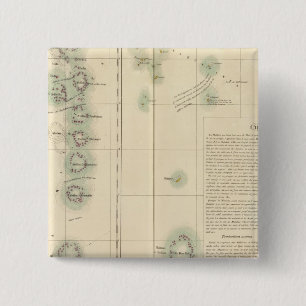 Macaron Carré 5 Cm Maldives et îles Lakshadweep Asie 107