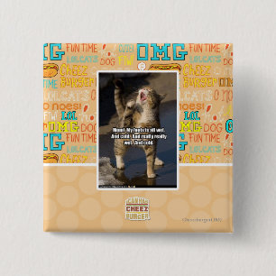 Macaron Carré 5 Cm Maman !