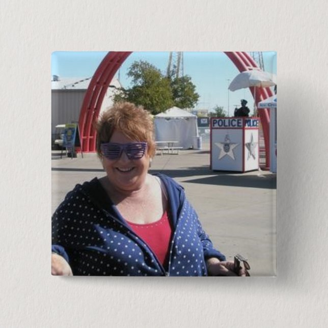 Macaron Carré 5 Cm Maman (Devant)