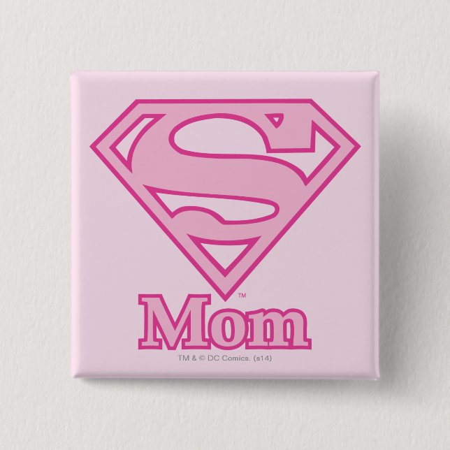 Macaron Carré 5 Cm Maman S-Shield (Devant)