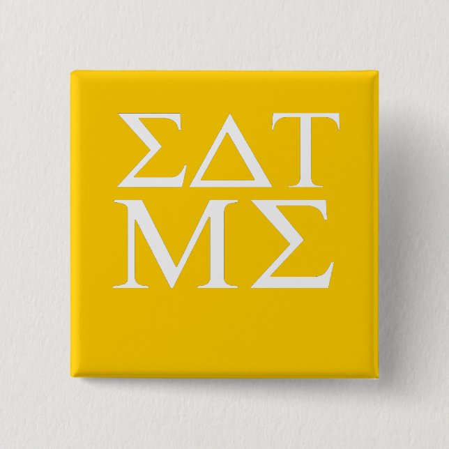 Macaron Carré 5 Cm Mangez-moi (Devant)