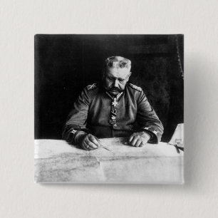 Macaron Carré 5 Cm Maréchal Paul von Hindenburg, 1914