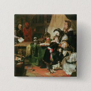 Macaron Carré 5 Cm Marie Antoinette et ses enfants