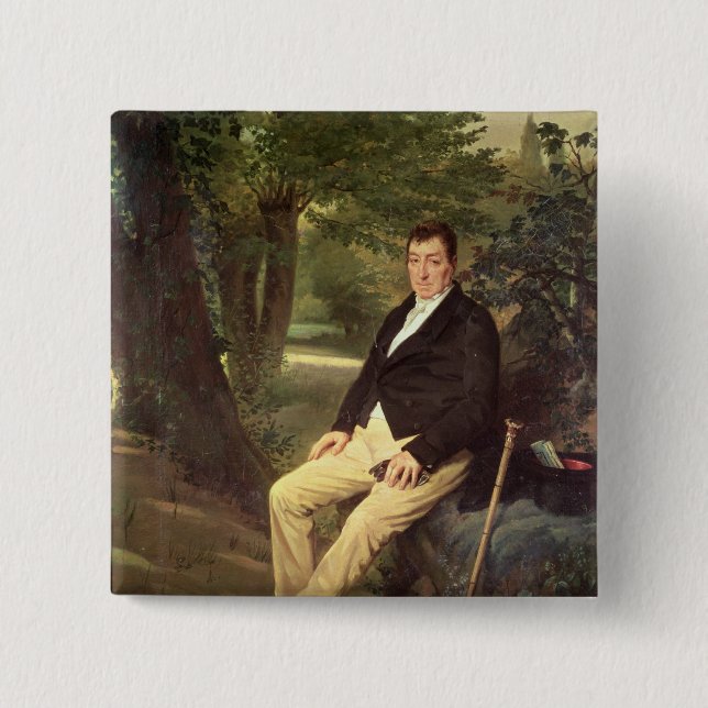 Macaron Carré 5 Cm Marie-Joseph Marquis de La Fayette (Devant)