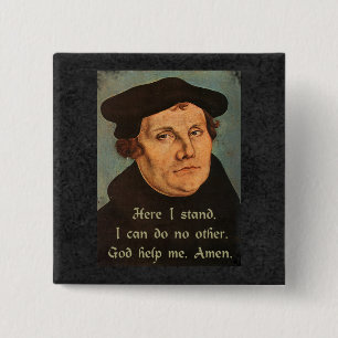 Macaron Carré 5 Cm Martin Luther Ici Je Cite