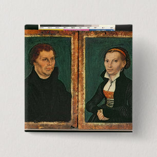 Macaron Carré 5 Cm Martin Luther, Katharina von Bora, c.1526