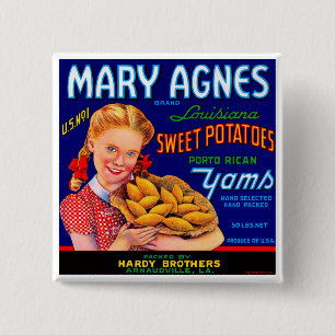Macaron Carré 5 Cm Mary Agnes Louisiana Yams