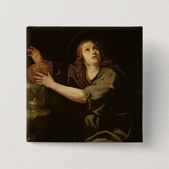 Macaron Carré 5 Cm Mary Magdalene (Devant)