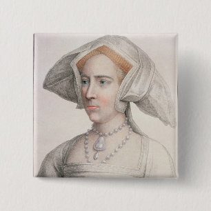 Macaron Carré 5 Cm Mary Tudor (1516-58) gravé par Francesco Bartolo