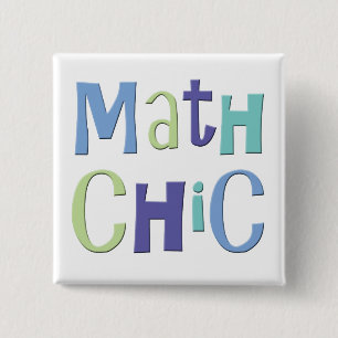 Macaron Carré 5 Cm Maths chics