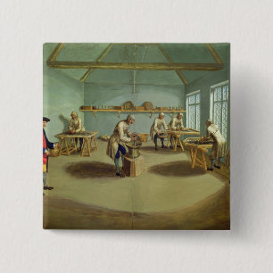 Macaron Carré 5 Cm Mélange de la poudre