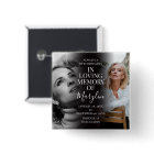 Mémorial funéraire élégant avec photo avant et apr