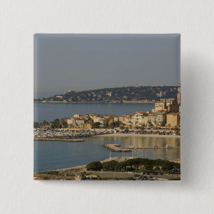 Macaron Carré 5 Cm Menton, Côte d'Azur, France.