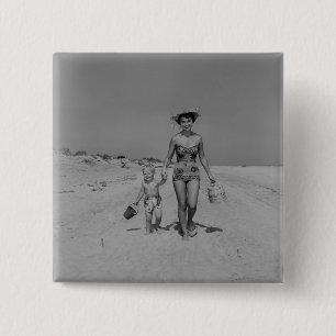 Macaron Carré 5 Cm Mère et fils