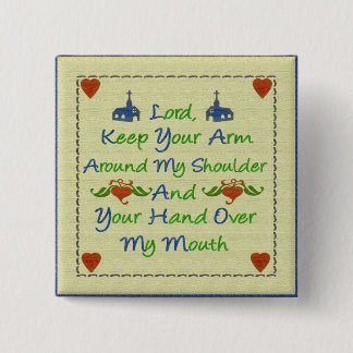 Macaron Carré 5 Cm Message de seigneur Help Me Religious Humor