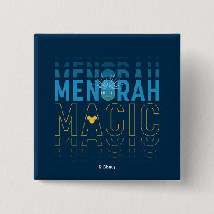 Macaron Carré 5 Cm Mickey Mouse   Menorah Magic